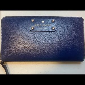 Royal blue/navy Kate Spade Wallet